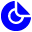 Blue brand identity icon representing visual identity and branding services.